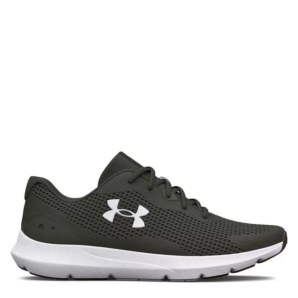 Under Armour Surge 3 Workout Comfort Running Sneaker Men`s Size 11.5 3024883-302 - Dark Green/White
