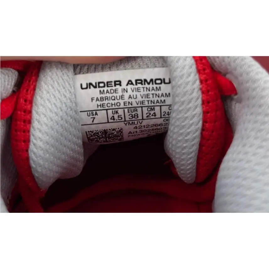 Under Armour shoes - 3025603600 - 3025603-600 - Red 7