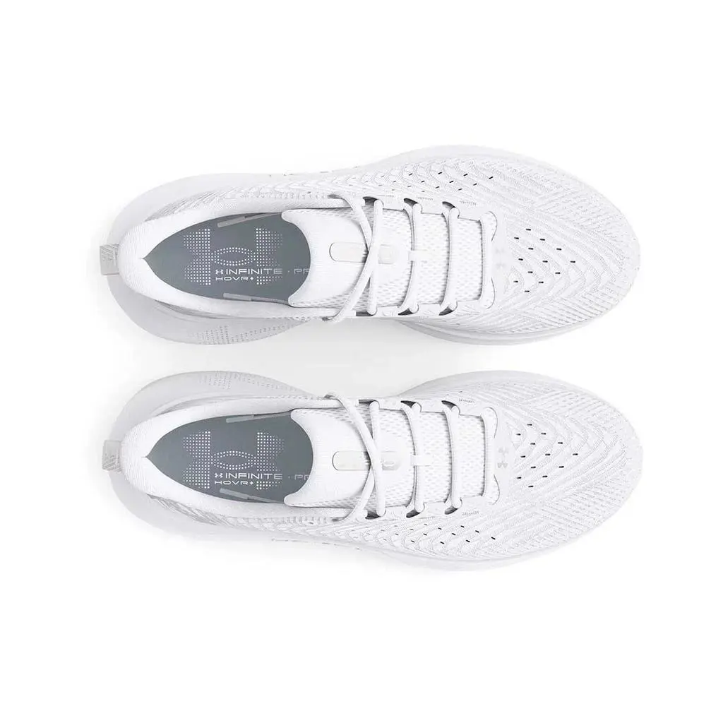 Under Armour shoes - Under Armour® Men`s 11.5 M UA Infinite Pro Sneakers in White/Gray - 3027190-100 - White 3