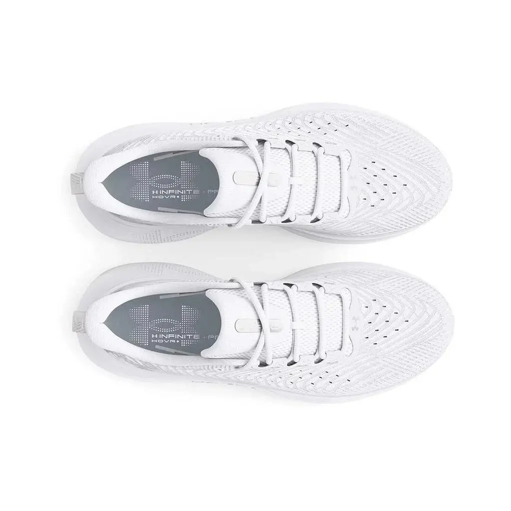 Under Armour shoes - Under Armour® Men`s 9.5 M UA Infinite Pro Sneakers in White/Gray - 3027190-100 - White 3