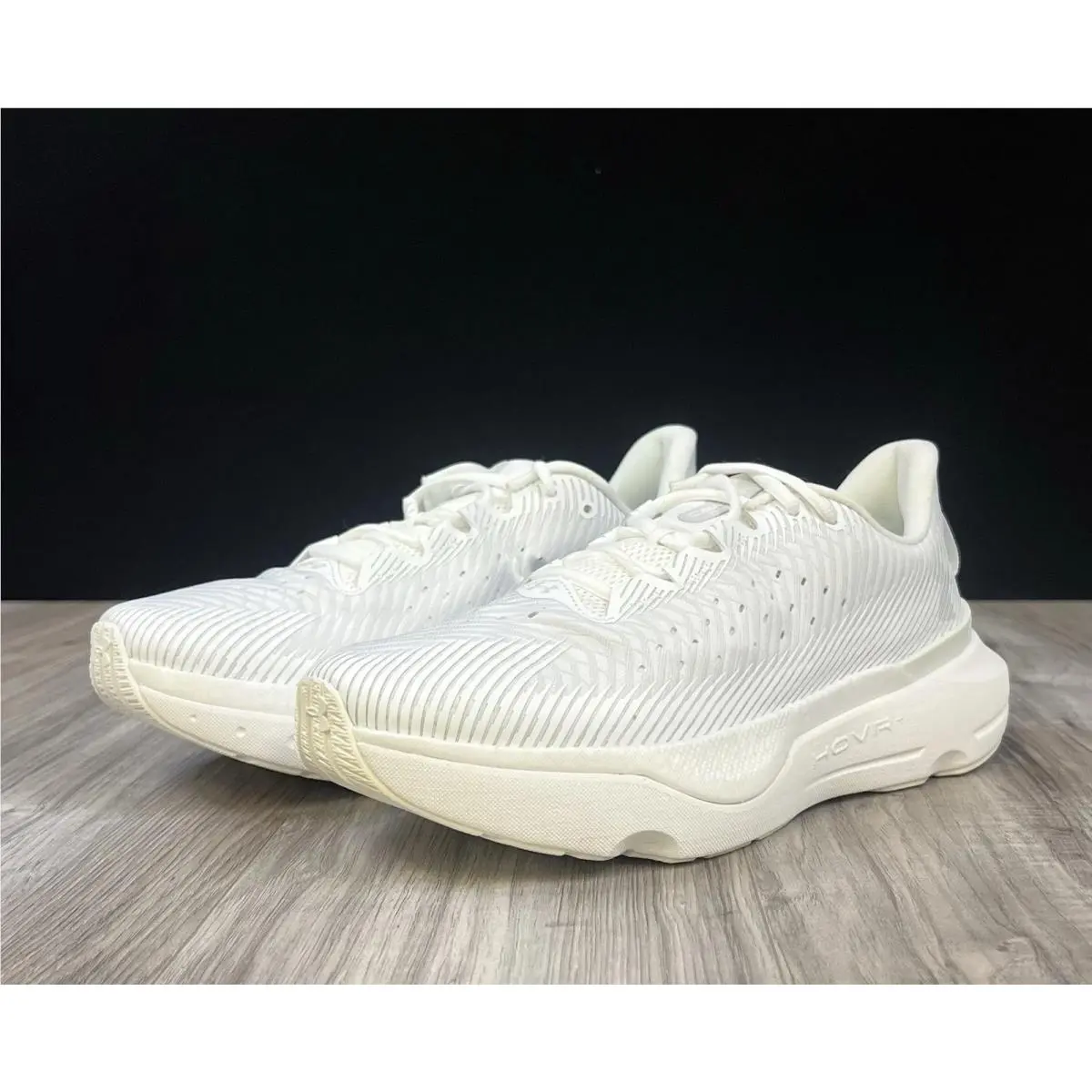 Under Armour Hovr Infinite Pro White Halo Grey 3027190-100 Mens Size 10 - White