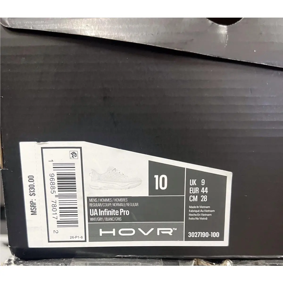 Under Armour shoes - Under Armour HOVR Infinite Pro - 3027190-100 - White 4