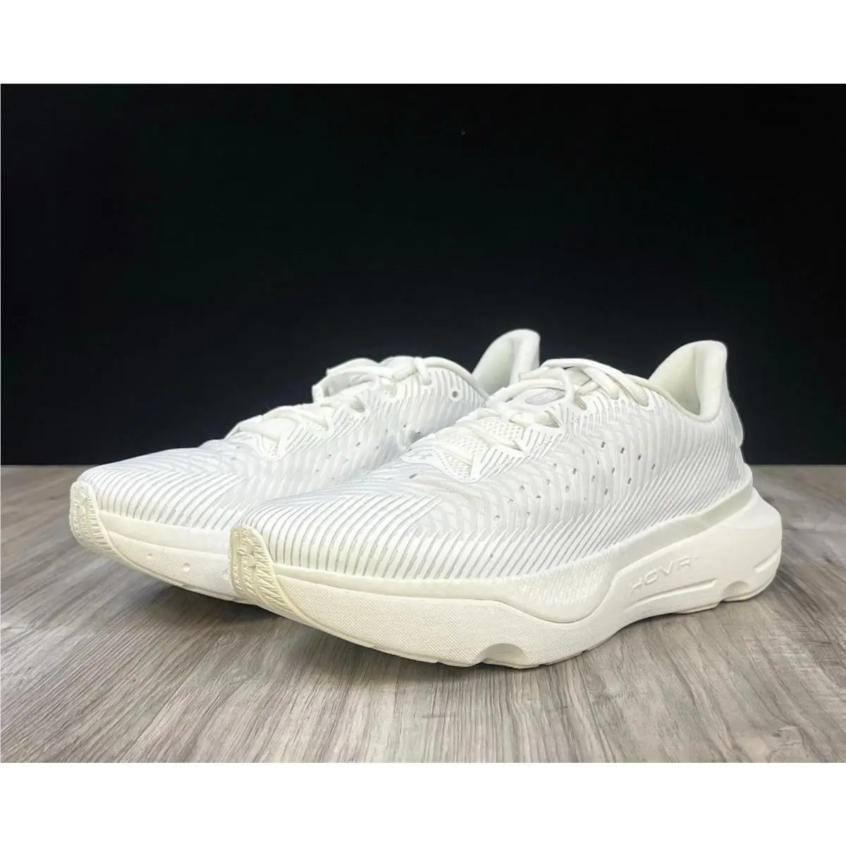 Under Armour Hovr Infinite Pro White Halo Grey 3027190-100 Mens Size 10 - White