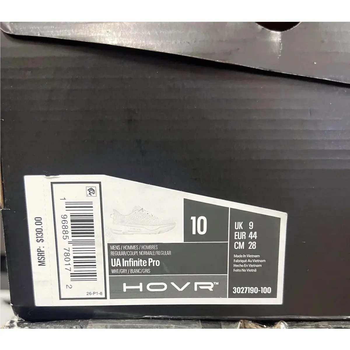 Under Armour shoes - Under Armour HOVR Infinite Pro - 3027190-100 - White 4