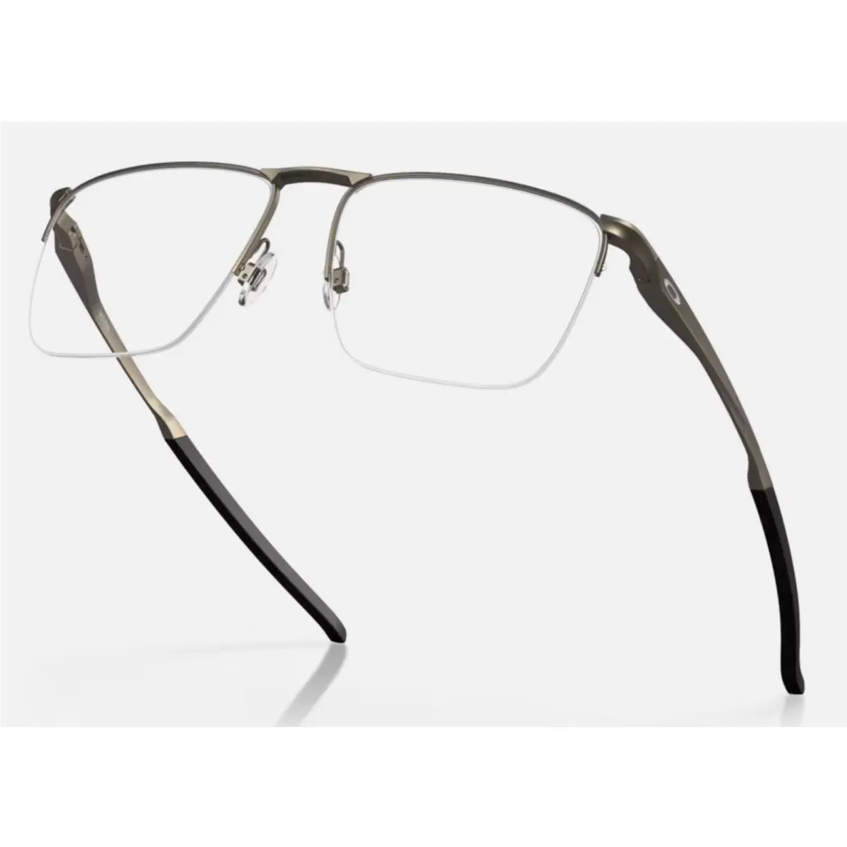 Oakley Eyeglasses Voon OX3026-0257 57-17 139 Large Pewter Semi-rimless Frame - Frame: Pewter