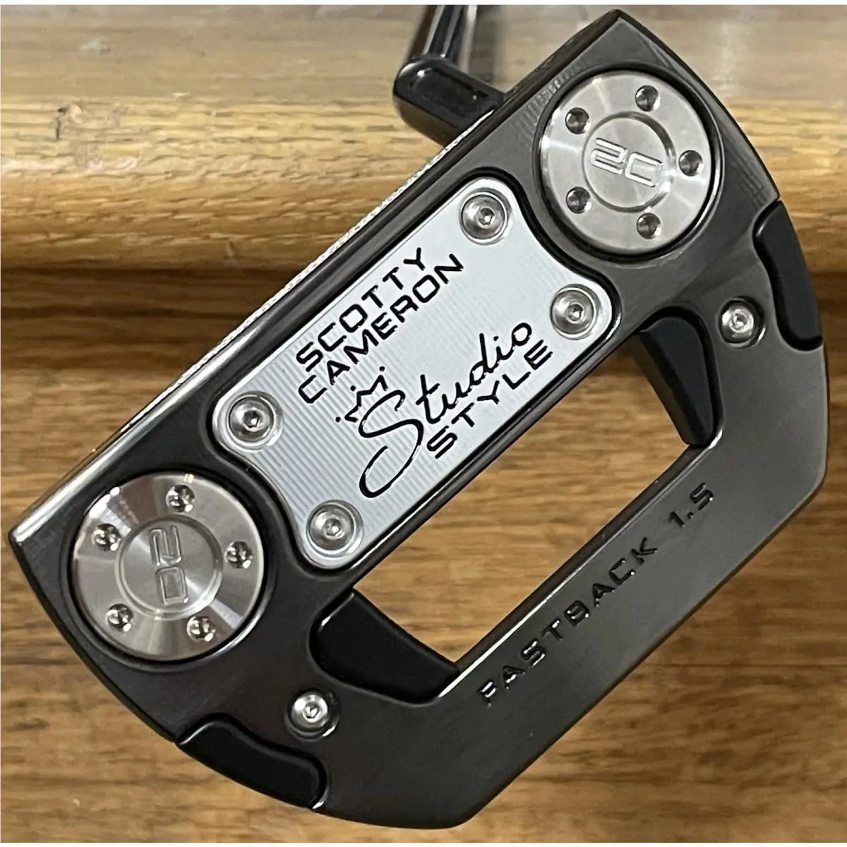 Scotty Cameron  - Studio Style Fastback 1.5 - SCS - Xtreme Dark Finish - DLC - Black, Lie Angle: Black 0