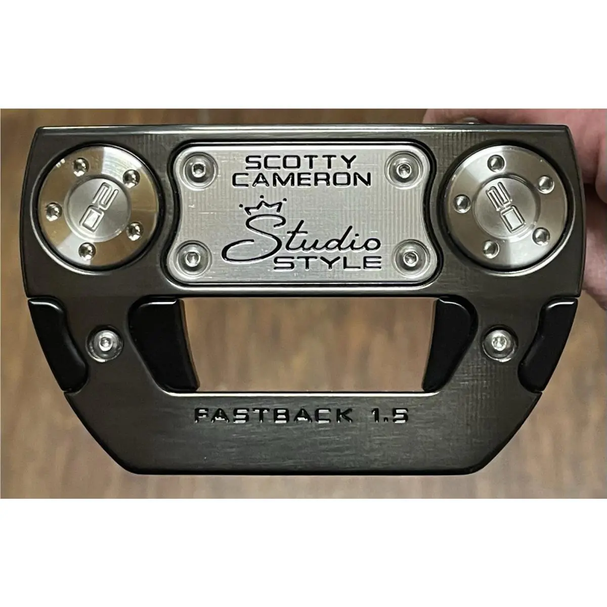 Scotty Cameron  - Studio Style Fastback 1.5 - SCS - Xtreme Dark Finish - DLC - Black, Lie Angle: Black 2