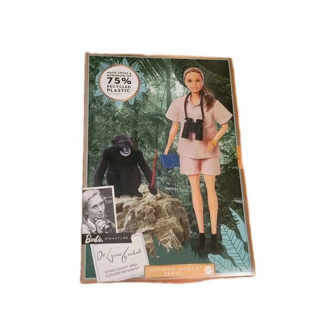 Dr. Jane Goodall Barbie Inspiring Women Doll