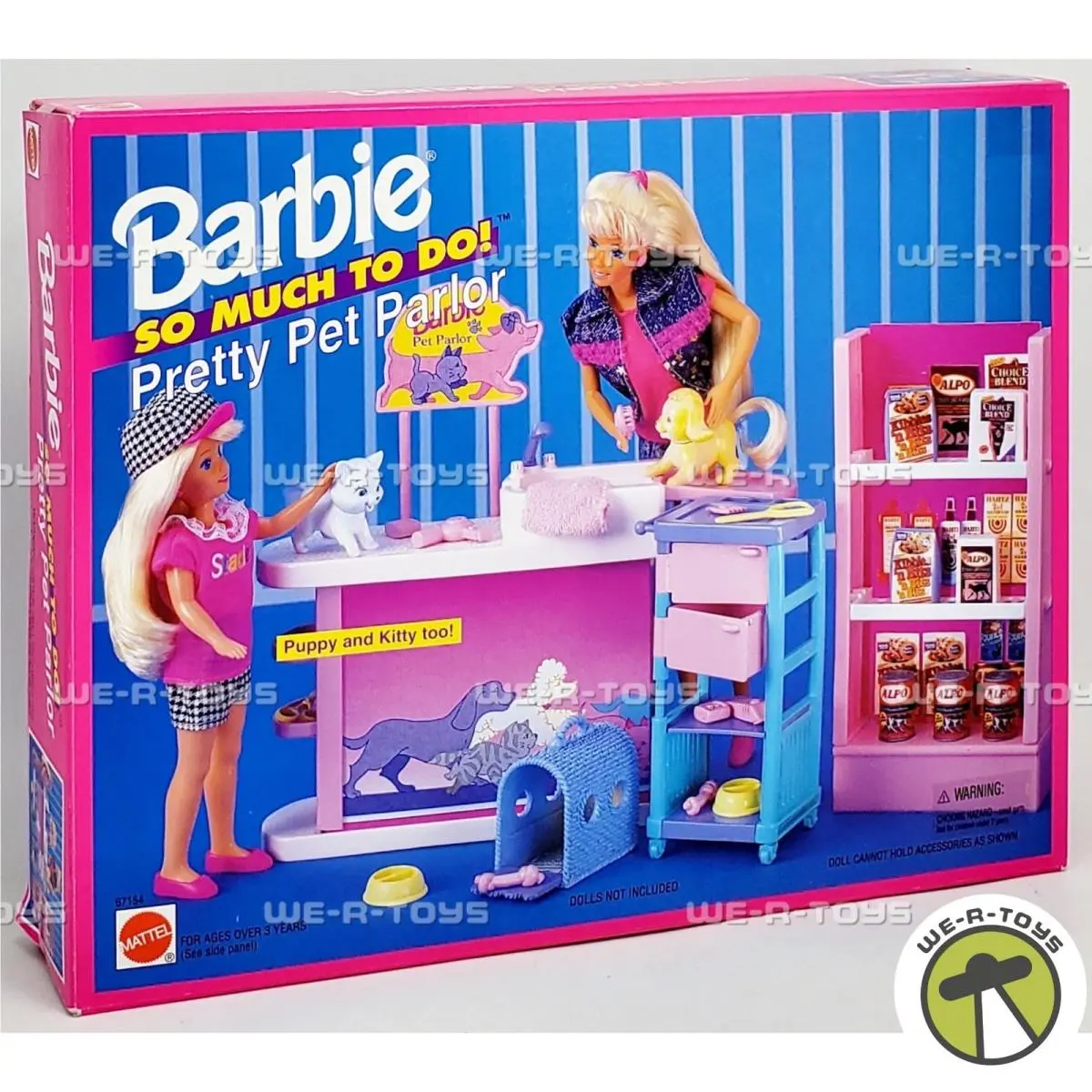 Barbie So Much to Do Pretty Pet Parlor 1994 Mattel 67154 Nrfb