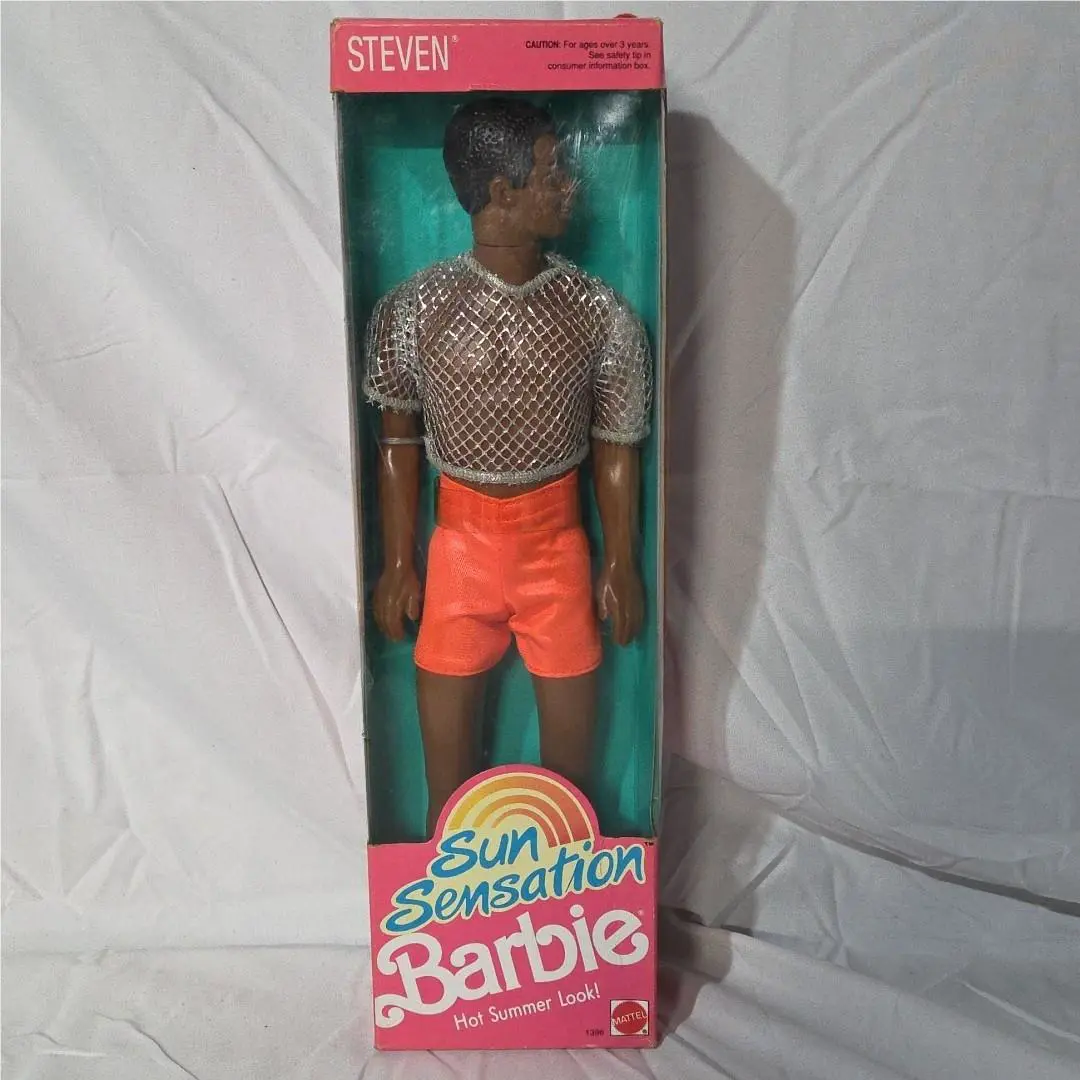 Vintage Barbie Doll Sun Sensation Steven AA Nrfb Mattel 1991 1396