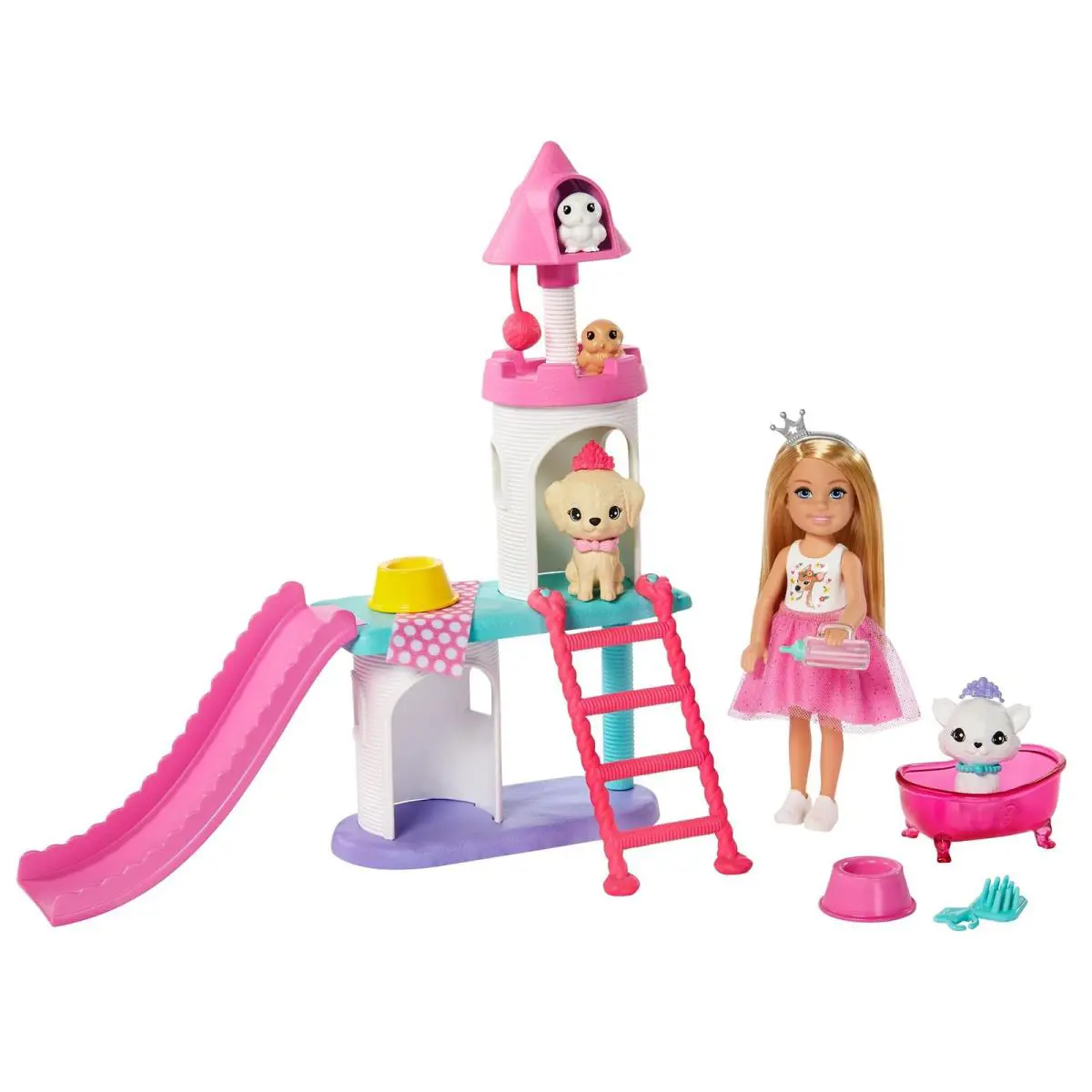 Barbie Princess Adventure Chelsea Pet Castle Playset with Blonde