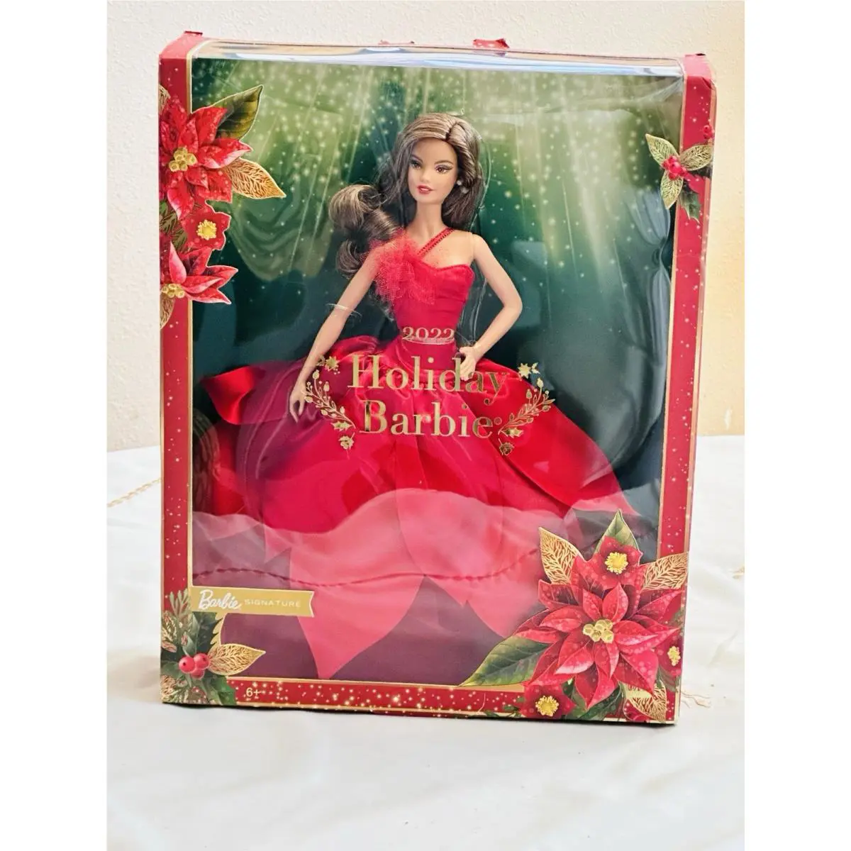 Holiday Barbie Collector Signature Doll Brunette Mattel 2022
