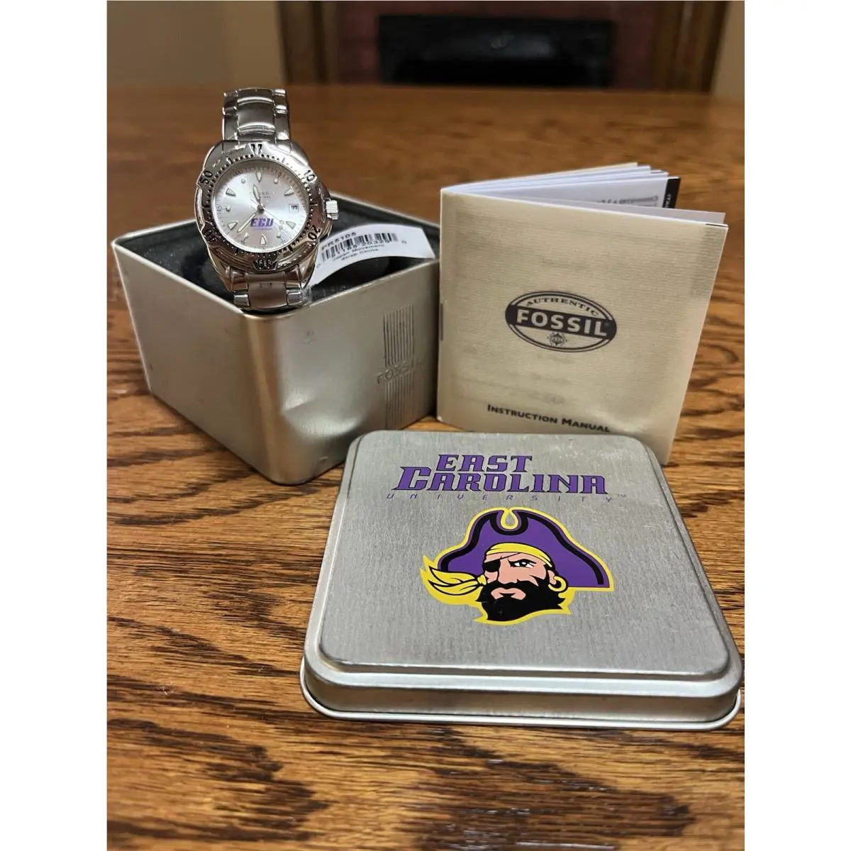 Fossil Brand Watch Eastern Carolina University Ecu Pirates Special Edition