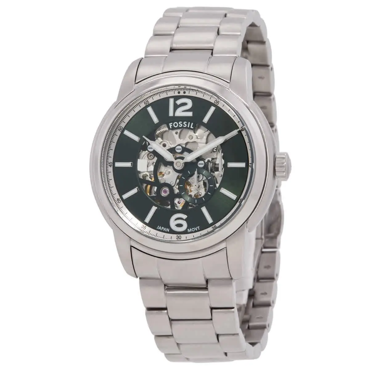Fossil Heritage Automatic Green Dial Men`s Watch ME3262