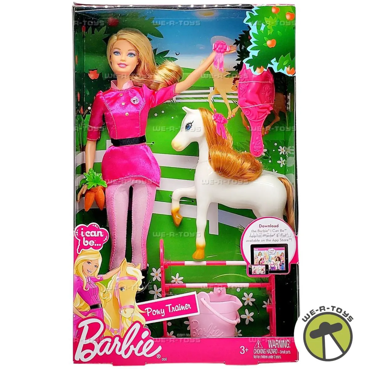 Barbie I Can Pony Trainer Doll Playset 2011 Mattel X4823