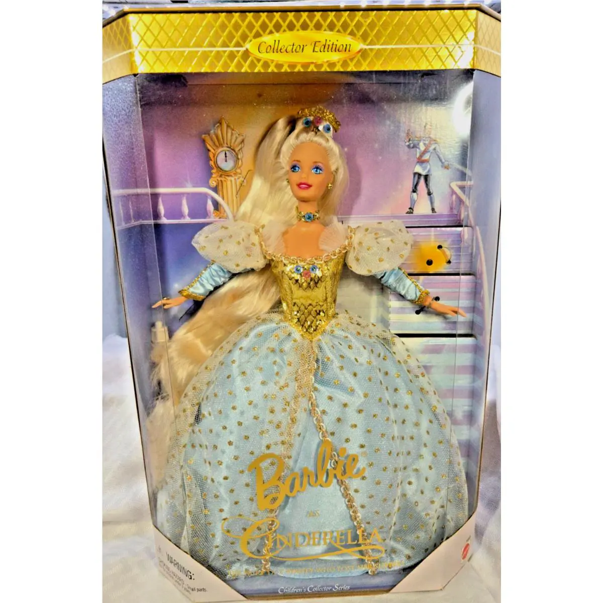 Vintage Cinderella Barbie Children`s Collector Series 1996 Mattel 16900