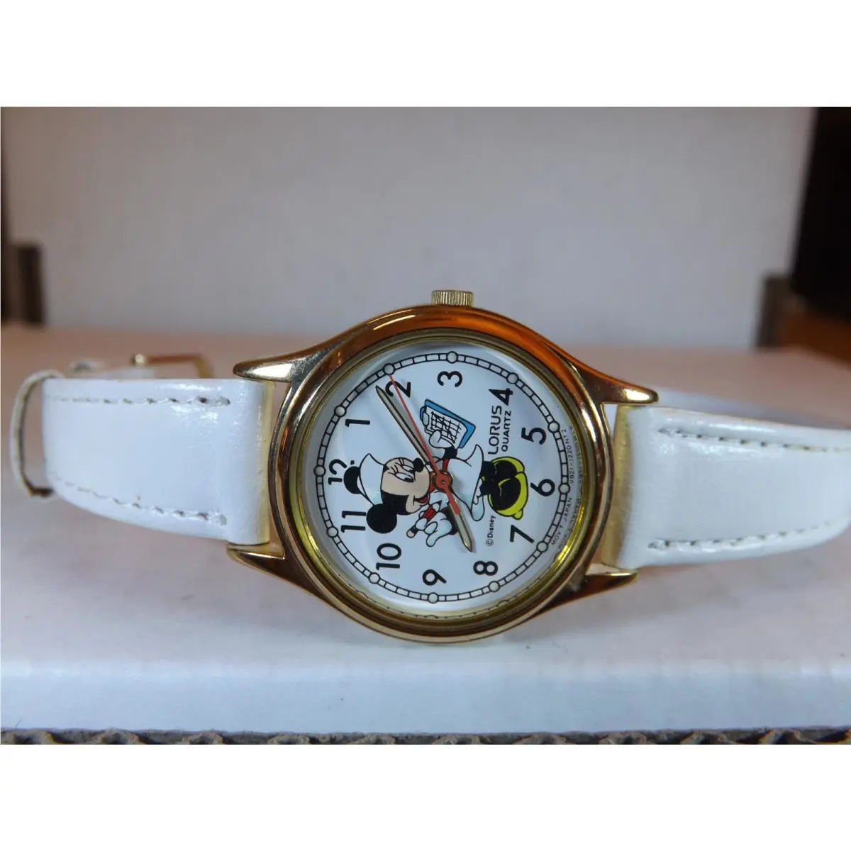 Fossil Disney Seiko Lorus Womens Vintage Minnie Mouse Nurse Watch Nurse Minnie Htf-new
