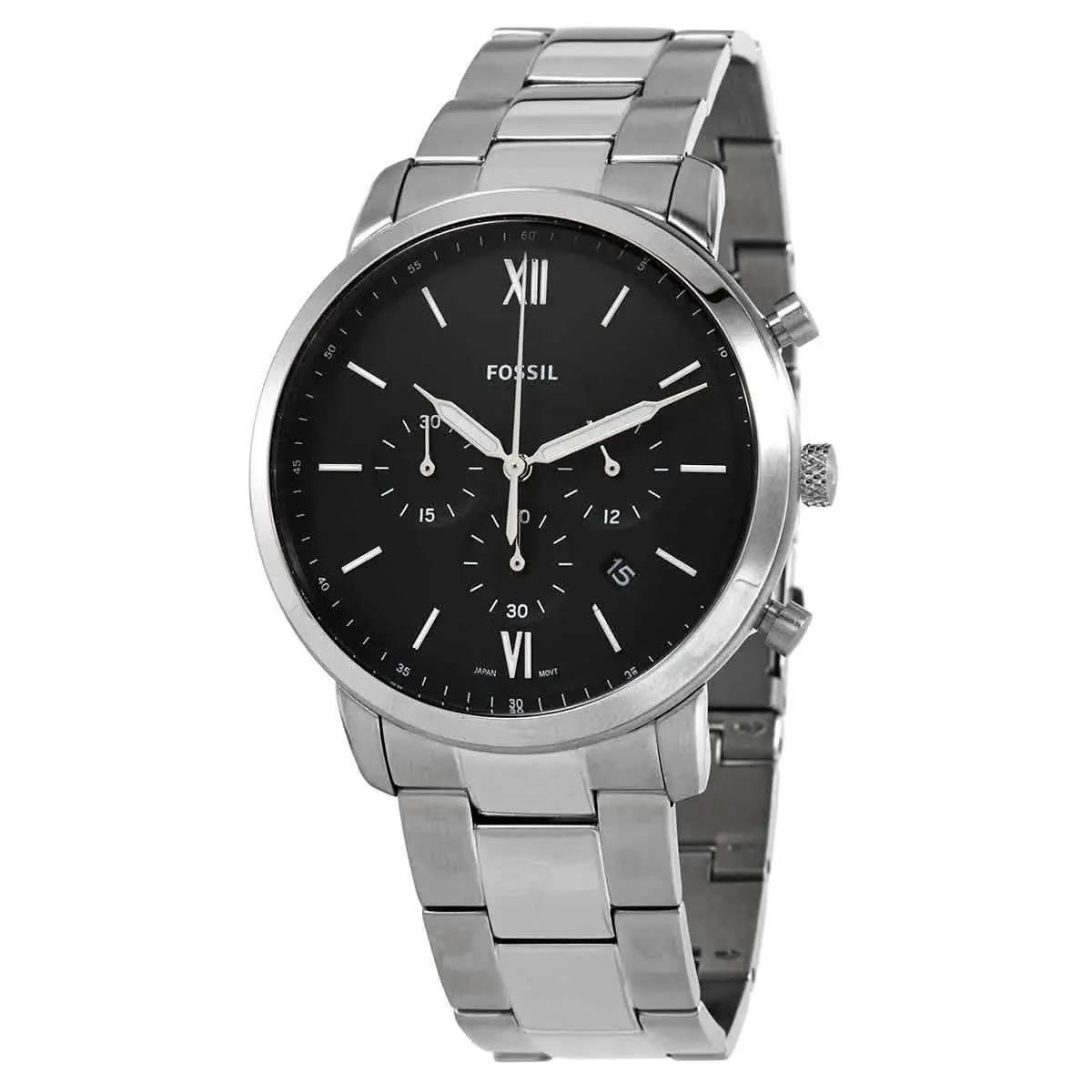 Fossil Neutra Chronograph Quartz Black Dial Men`s Watch FS5384
