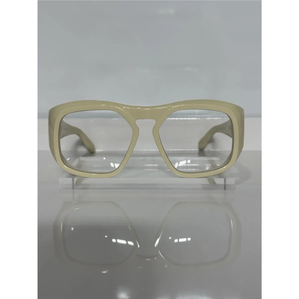 Valentino VLX-179C-55 Chunky Ivory Gold Acetate Woman’s Eyeglasses