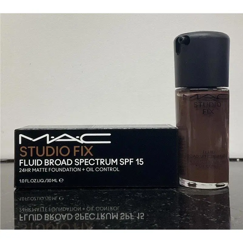 Mac Studio Fix Fluid Spf 15 24HR Matte Foundation+oil Control NC65 -1oz/30ml-NIB