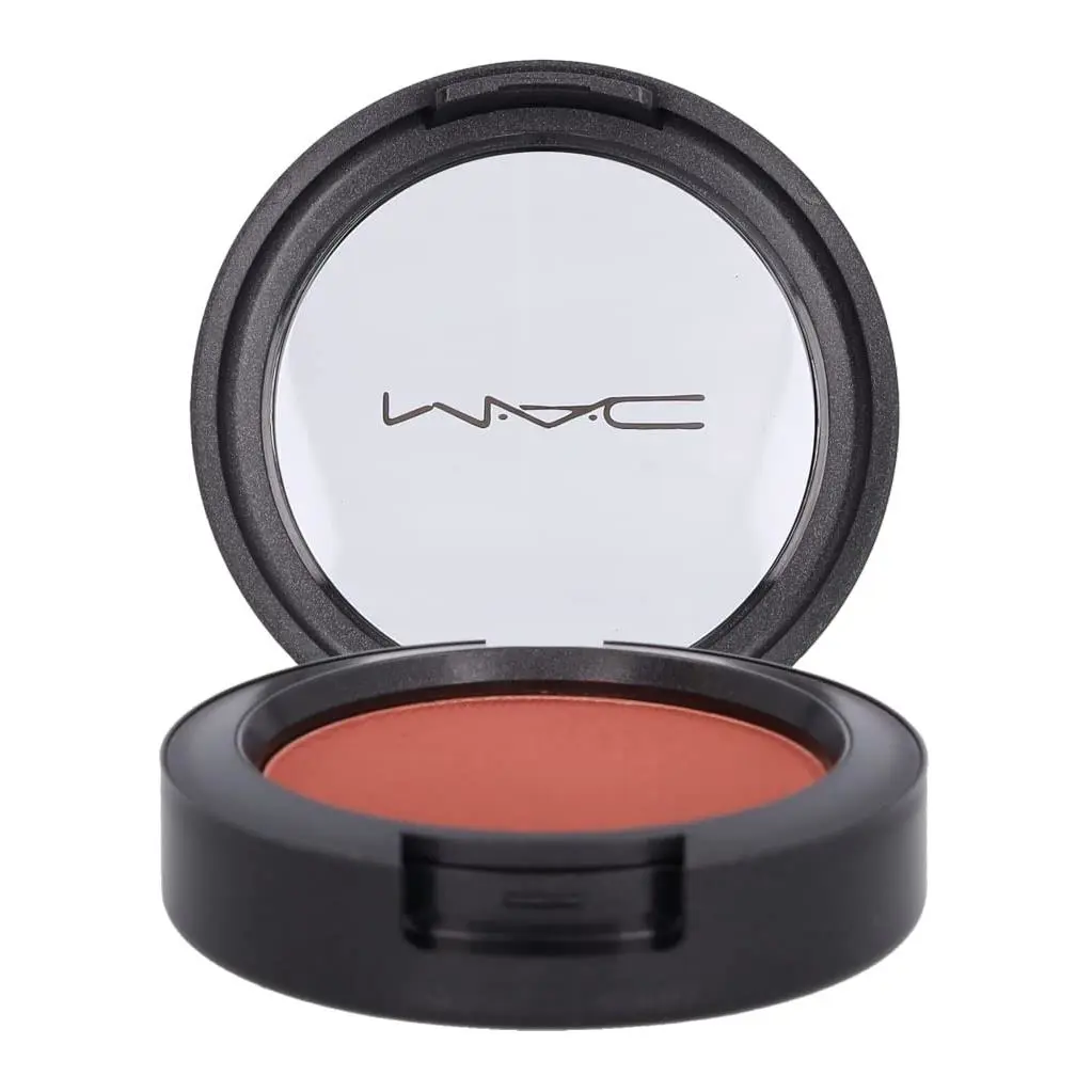 Mac Cosmetics Cranberry Matte Blush 0.21 Ounce Long Lasting Buildable Warm Reddish Brown