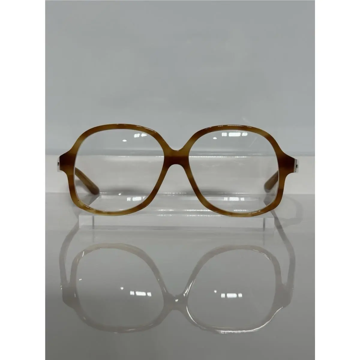 Valentino VLX-177D-59 Light Havana Oversized Acetate Retro Woman’s Eyeglasses