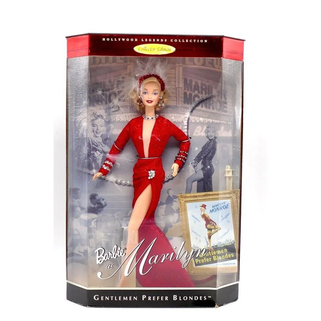 Barbie as Marilyn Monroe Gentlemen Prefer Blondes Nfrb Mattel Vintage 1997