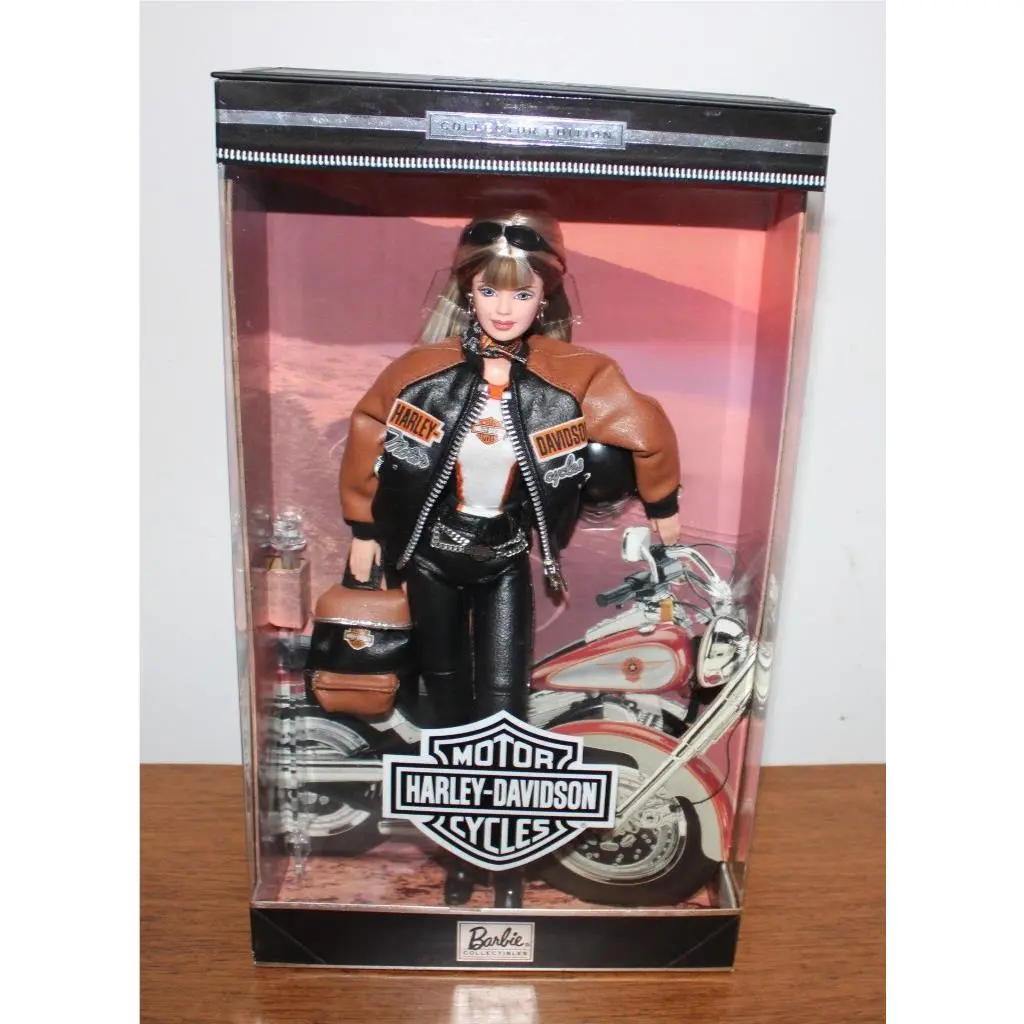 Vintage 1999 Mattel Harley Davison Barbie Doll 25637 Nrfb