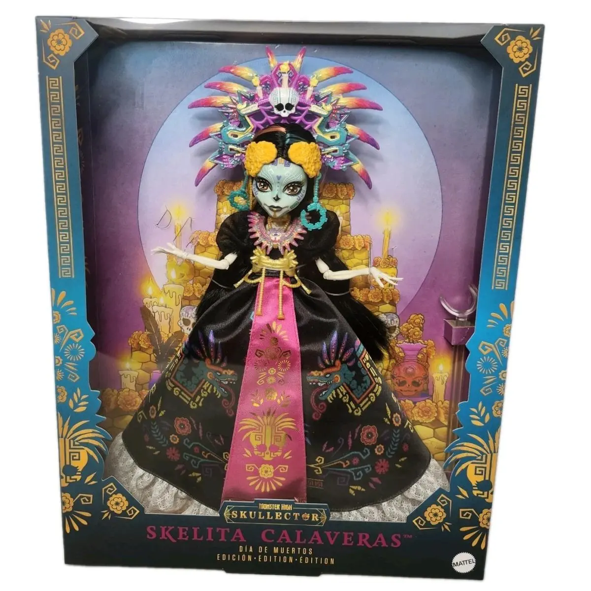 2025 Monster High Doll Skullector Skelita Calaveras Dia De Muertos Ed JDR63 Nrfb
