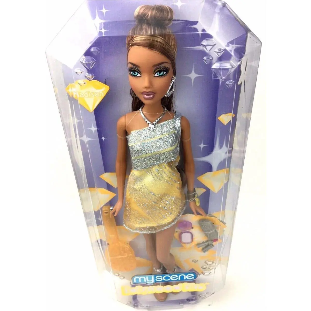 Barbie My Scene Madison Doll African American Hollywood Bling