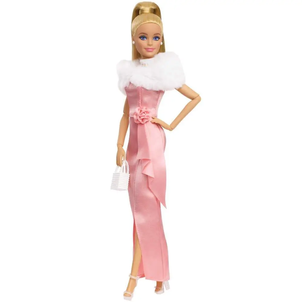 Barbie Enchanted Evening Fashion Doll in Pink Dress Mattel Replay The Classics