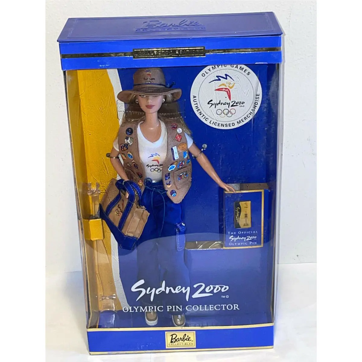 Sydney 2000 Barbie Doll Olympic Games Pin Collector Licensed 25644