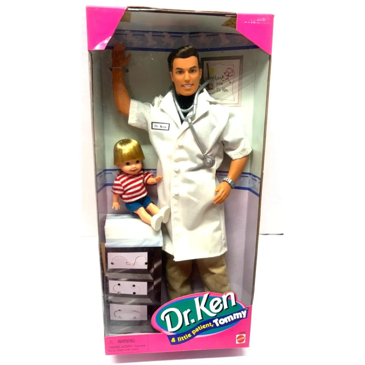 Dr. Ken Little Patient Tommy Barbie Doll Set 1997 Mattel 18898