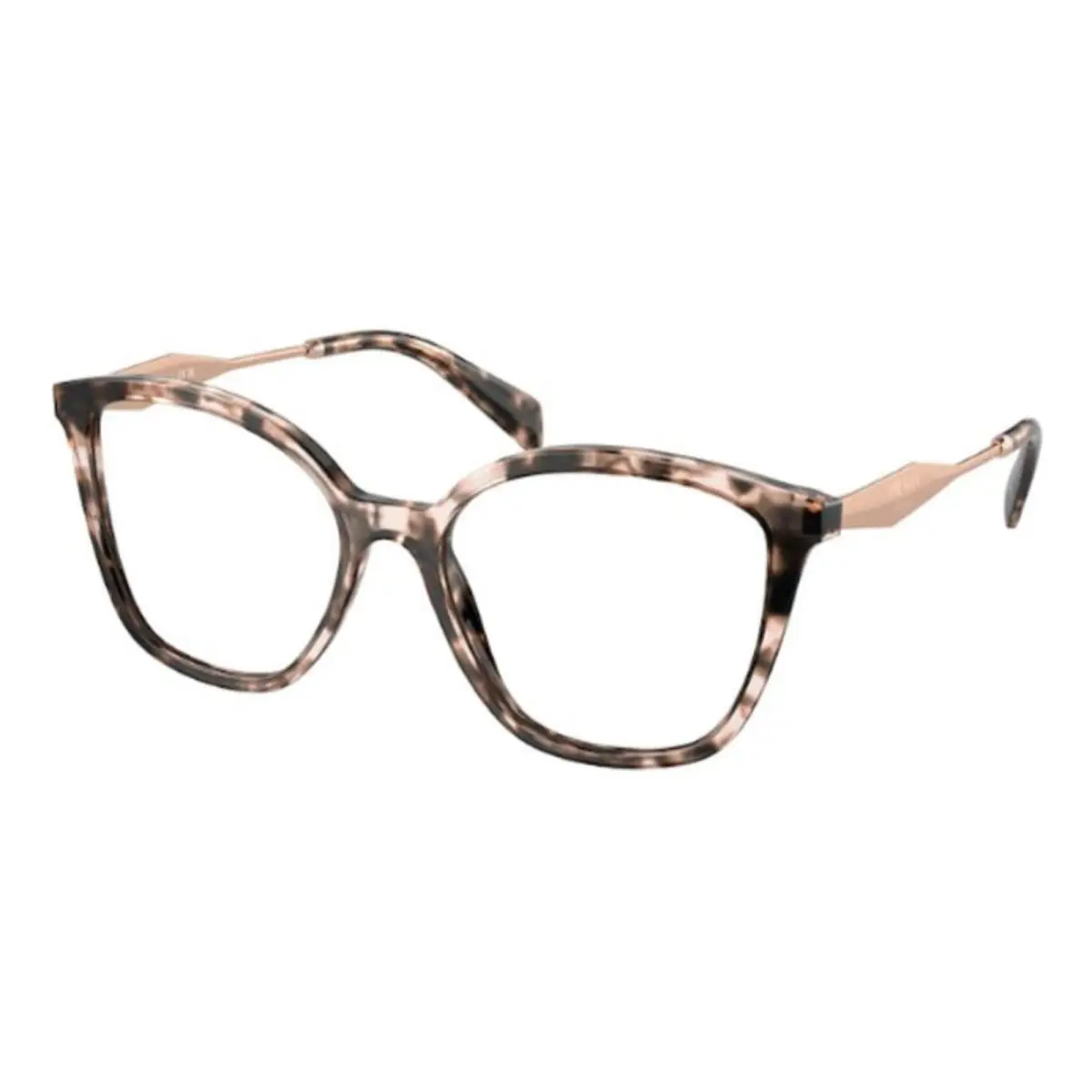 Prada Reading Glasses Vpr 02Z ROJ-1O1 54-17 140 Pink Tortoise Frames Readers