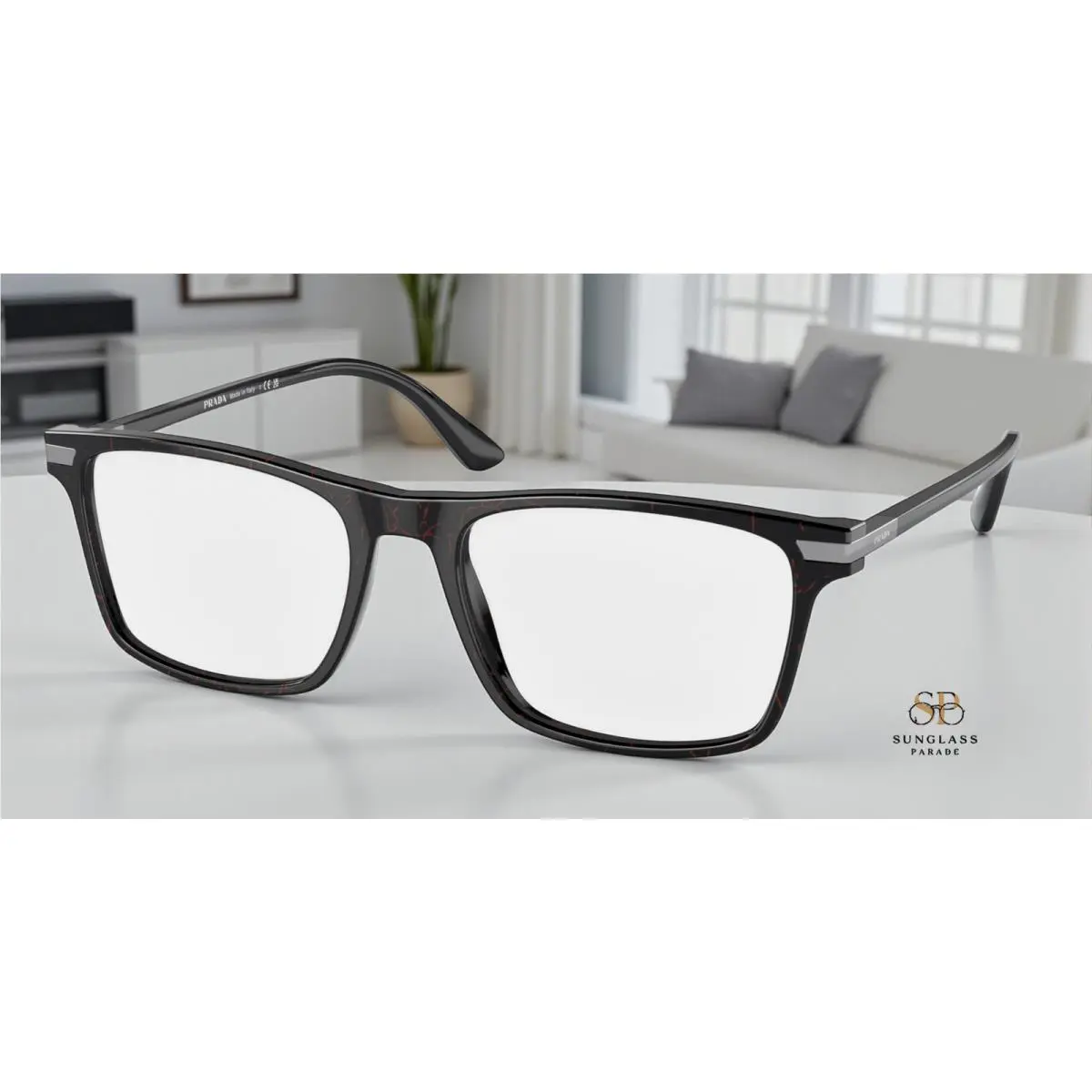 Prada PR 01WV 11F1O1 Etruscan Marble Demo Lens 54 mm Men`s Eyeglasses