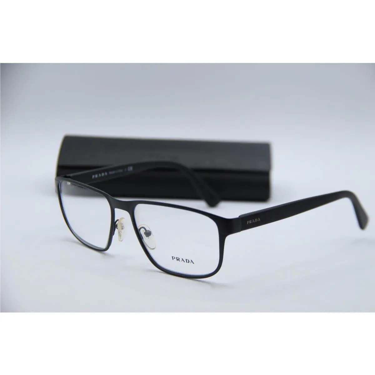 Prada Vpr 56S TKM-1O1 Black Eyeglasses W/case 55-17