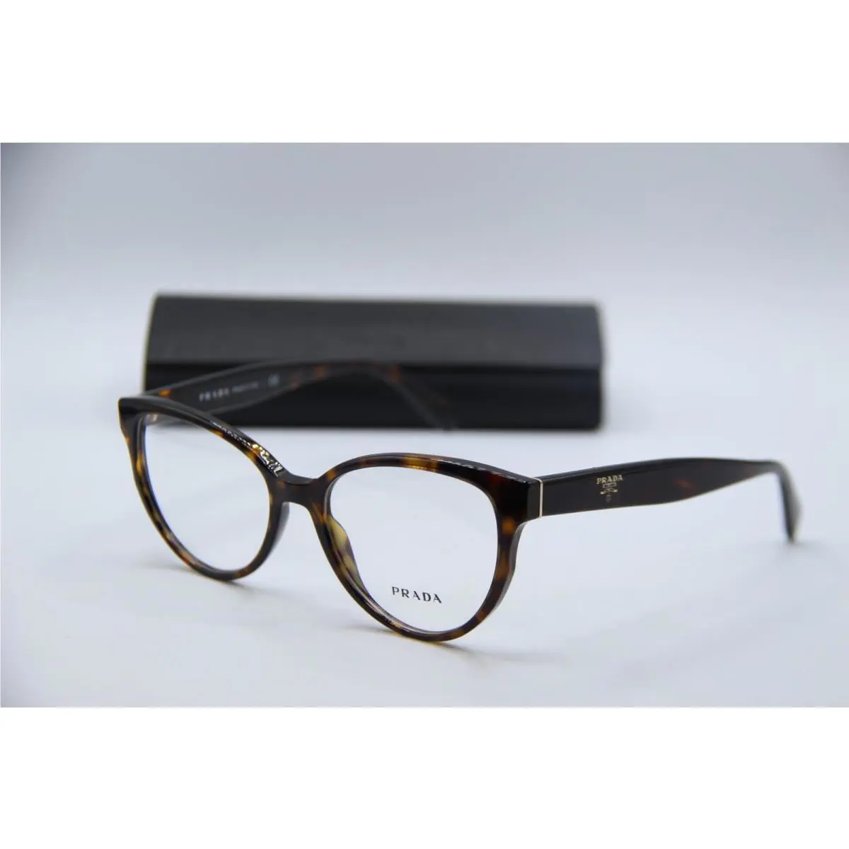 Prada Vpr 01U 2AU-1O1 Havana Eyeglasses W/case 52-17