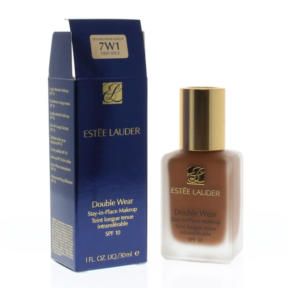 Estee Lauder Double Wear Stay-in-place Makeup Spf 10 7W1 Deep Spice 1oz/30ml