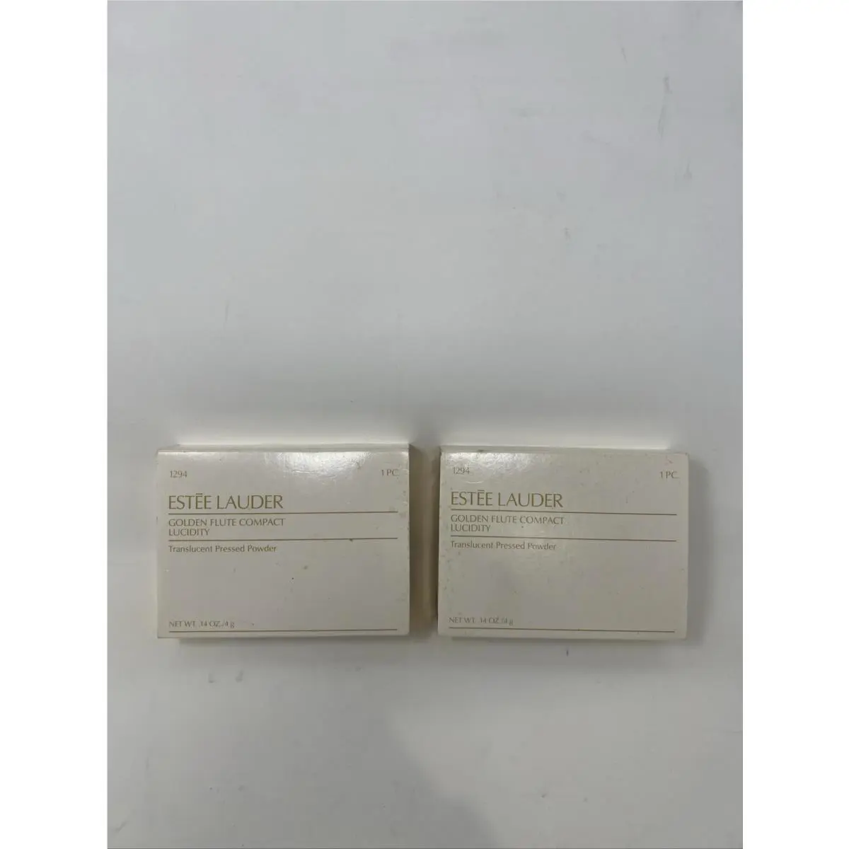 2 Estee Lauder Golden Flute Compact Lucidity Translucent Pressed Powder g6