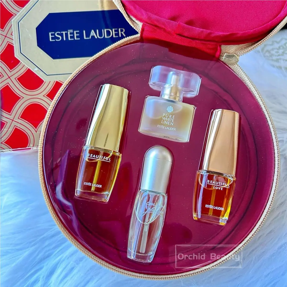 4PCS Estee Lauder Edp Perfume Spray Mini Size Set 4x 4 ml/0.14 oz Very Rare