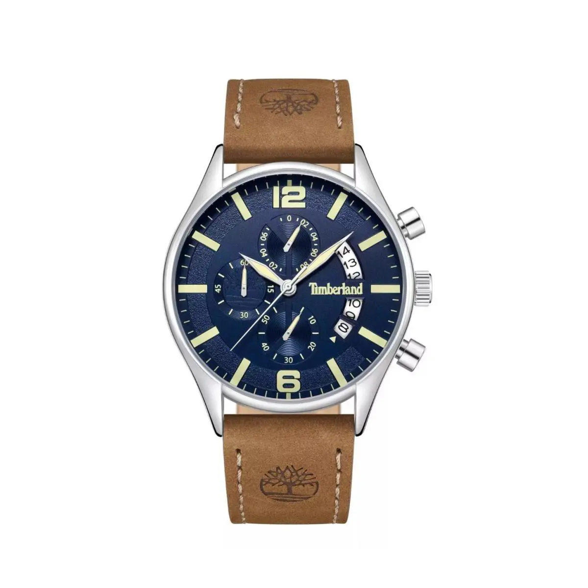 Timberland Mens Analog Watch with Multi Functions with Leather Band TDWGC9001202
