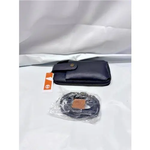 Timberland Women`s Wallet Leather Crossbody-phone and Card Slots-rfid-blk