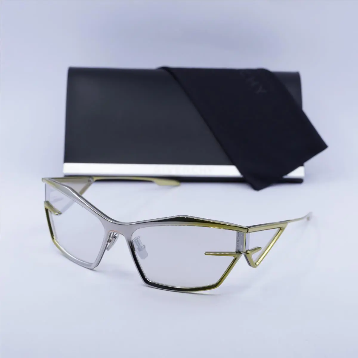 Givenchy GV40066U 39C Shiny Yellow Gradient/smoke Mirror 66-8-135 Sunglasses
