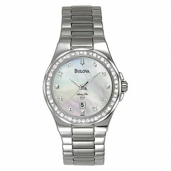 Bulova Diamond 96R58 Wrist Watch For Women