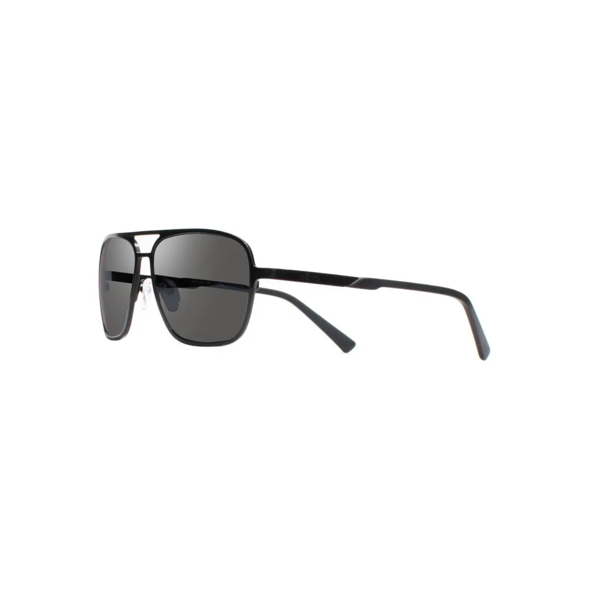 Revo Sunglasses Horizon: Polarized Lens with Titanium Navigator Frame - Satin Black Frame With Graphite Lens, Frame: Black, Lens: Gray