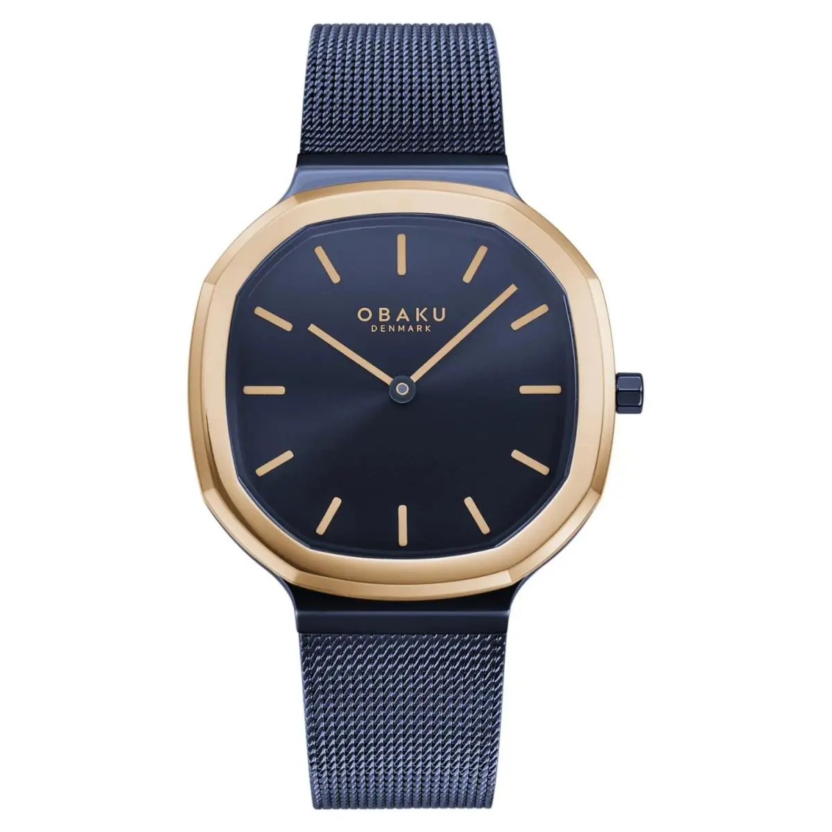 Women`s Oktant Blue Dial Watch - V253LXSLML by Obaku