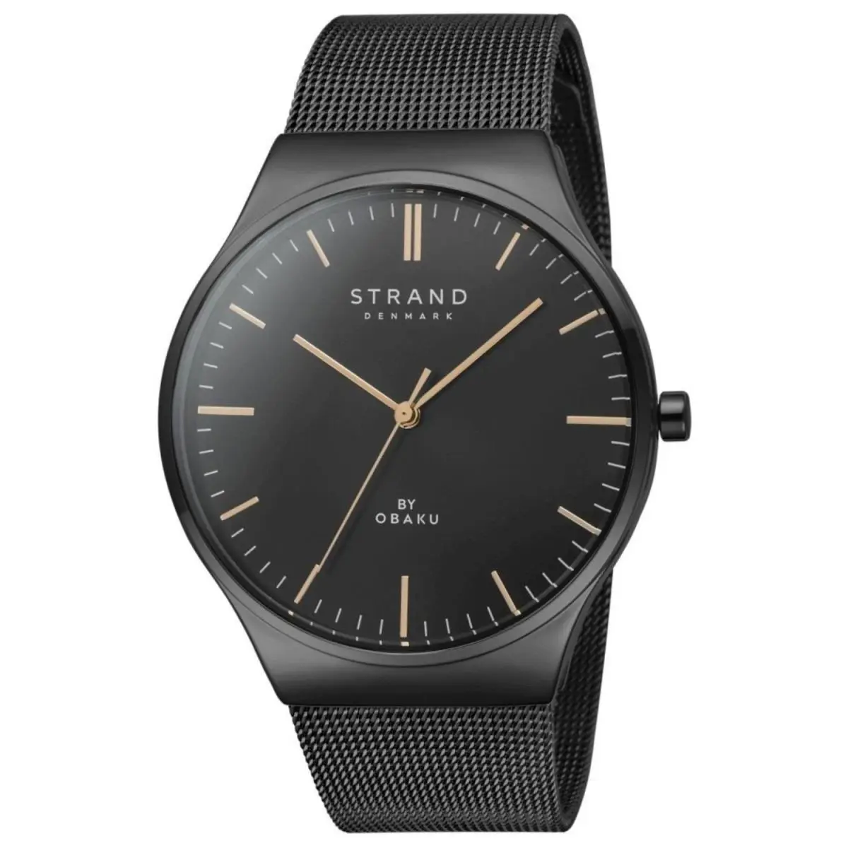 Women`s Mason Lille Black Dial Watch - S717LXBBMB by Obaku
