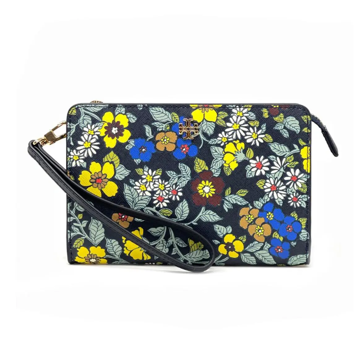 Tory Burch Women`s Emerson Wristlet Pouch Clutch
