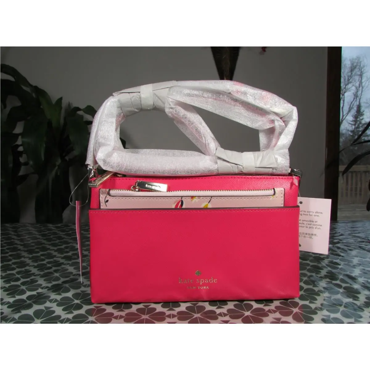 Leather Sadie Crossbody Set K7402 Bikini Pink or Daybreak Bikini Pink by Kate Spade