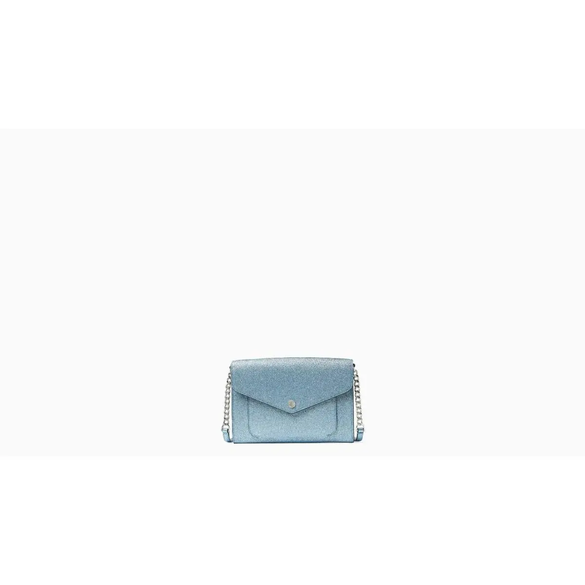 Glitter Fabric Tinsel Flap Crossbody Bag Frosty Sky by Kate Spade